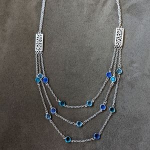 Brighton Waterfall Necklace - Elora Gems Multi Layer Necklace